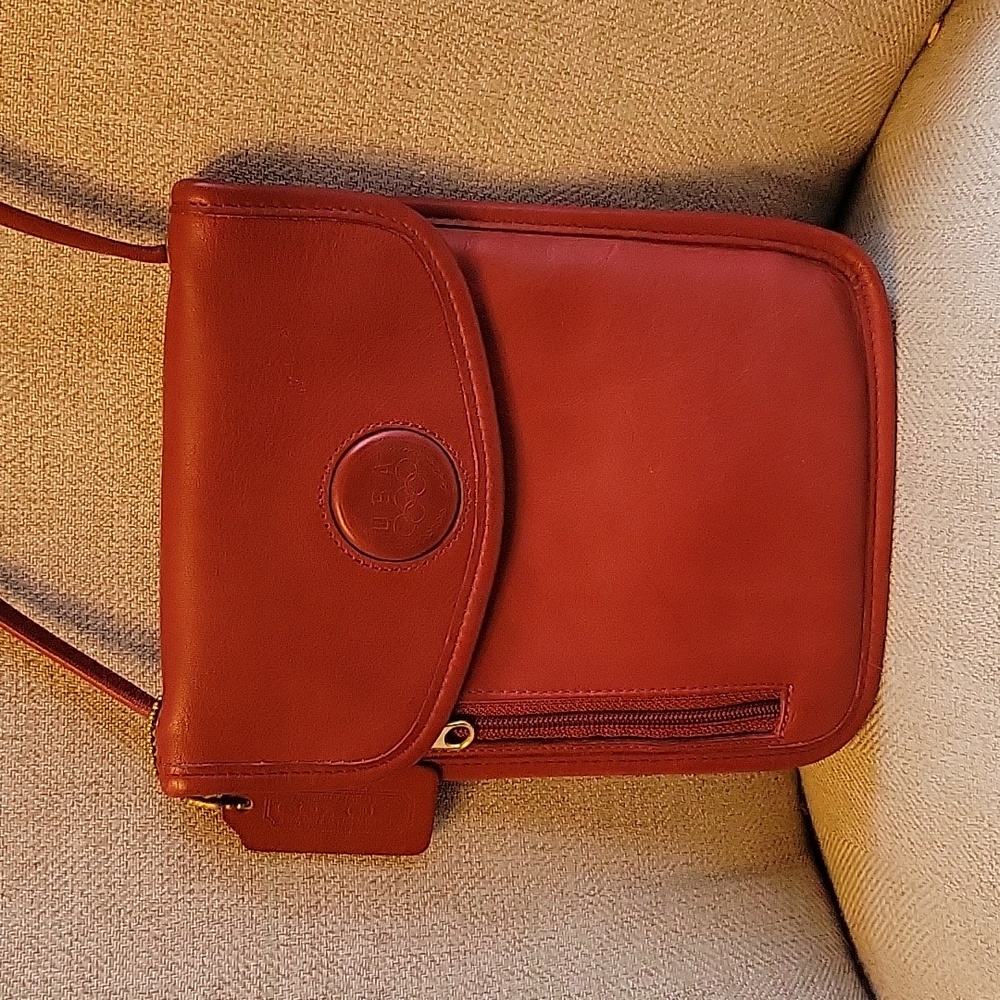 Vintage coach passport holder